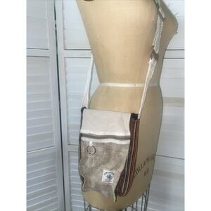 Handmade Himalayan Hemp Shoulder Cross Body Bag Passport Travel Messenger Purse